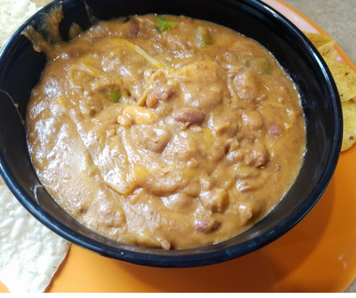 Make our Slow Cooker Chili Cheese Dip Recipe as a great low FreeStyle Point recipe on Weight Watchers! Only 2 SmartPoints per serving makes this amazing!