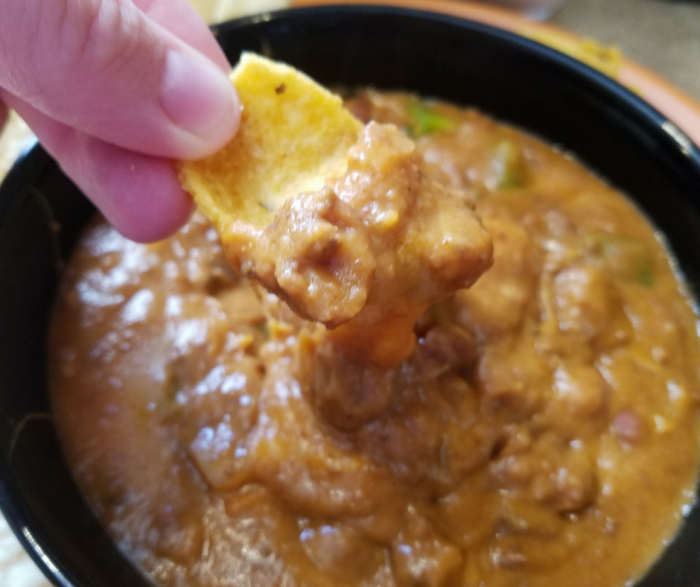 Make our Slow Cooker Chili Cheese Dip Recipe as a great low FreeStyle Point recipe on Weight Watchers! Only 2 SmartPoints per serving makes this amazing!
