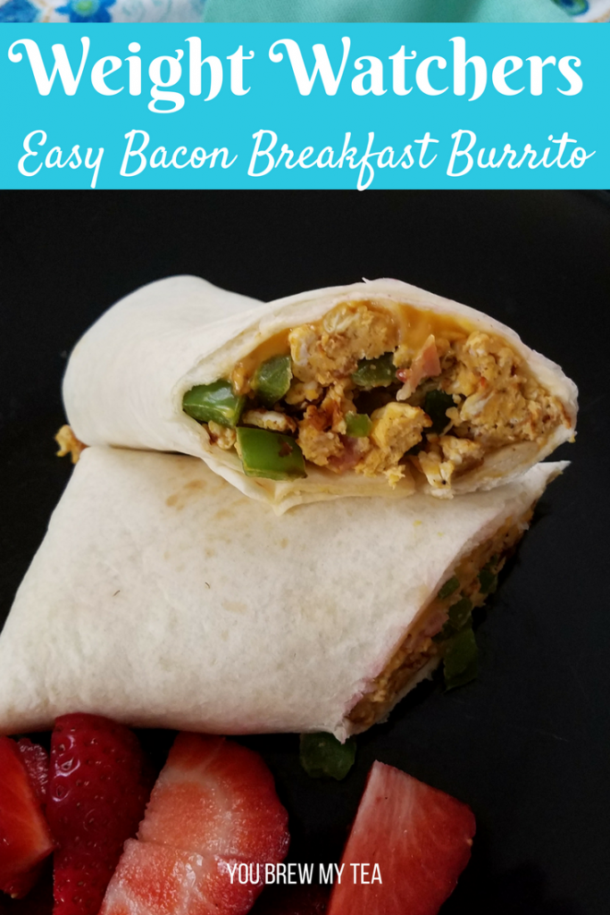 Weight Watchers Breakfast Burrito is a great easy to make recipe that everyone will love having on their menu! It is ready in 10 minutes or less, and is a great freezer meal! A great Weight Watchers FreeStyle Recipe for breakfast!