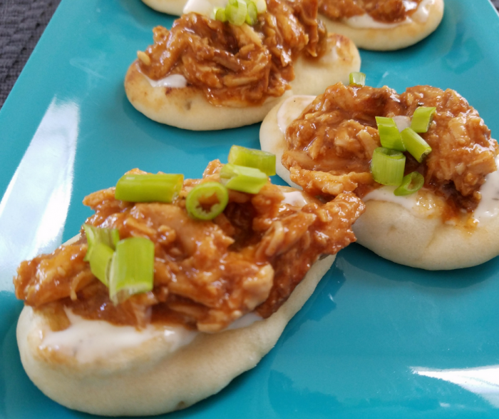 Ranch BBQ Chicken Naan Bites are an ideal FreeStyle Weight Watchers Recipe that is perfect as an appetizer or a meal! We love this finger food as a great healthy option for dinner for just a few points each! 