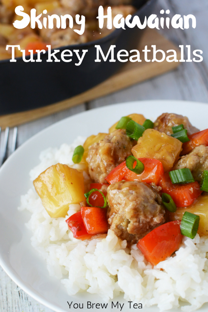 Skinny Hawaiian Turkey Meatballs are a great Weight Watchers FreeStyle Recipe that are easy to make and kid-friendly! Only 3 SmartPoints per serving and a great freezer meal idea that kids will love! 