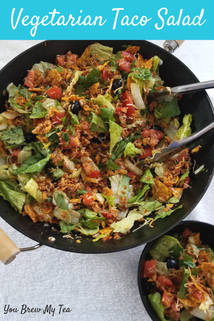 Weight Watchers FreeStyle is better than ever with our favorite Vegetarian Taco Salad recipe! Super fast and easy to make, and a hit with the kids! This 30 minute meal is a perfect menu plan addition!