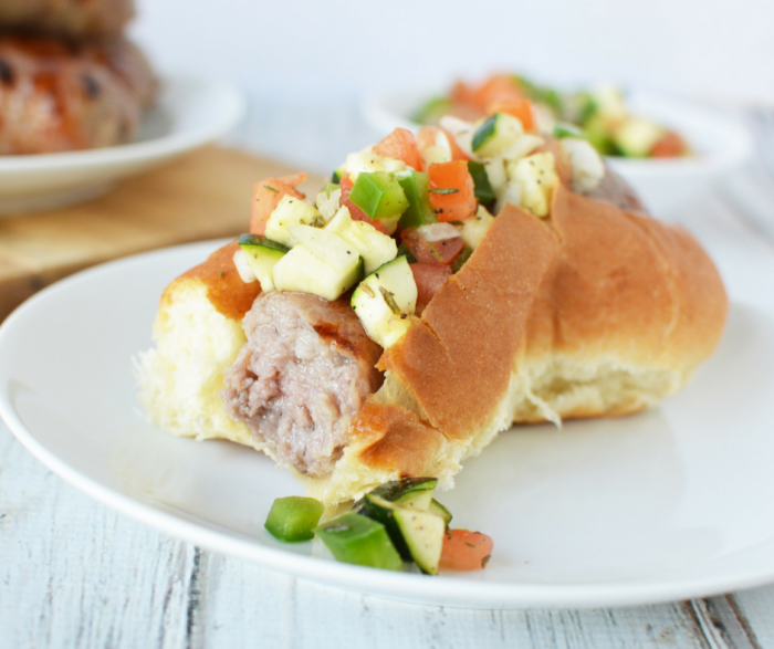 Make our Healthy Veggie Relish as a great addition to Upgrade Your Summer Barbecues alongside great grilled brats, chicken, or fish this year! Prep in minutes and let marinate overnight for best results!