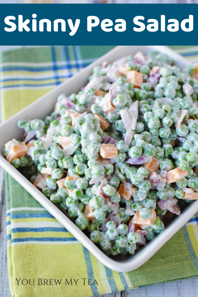 Make our Skinny Pea Salad for only 4 SmartPoints on Weight Watchers FreeStyle Plan! A delicious classic side dish that everyone loves and can prepare in just minutes! 