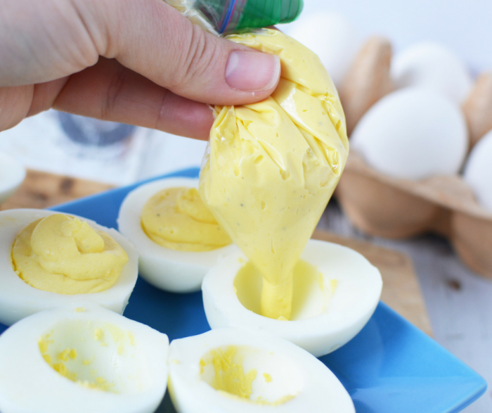 Our easy Weight Watchers Deviled Eggs Recipe is only 1 SmartPoint on FreeStyle for each egg! A perfect easy summer recipe everyone will love to enjoy with you at your next barbecue event!