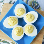 Our easy Weight Watchers Deviled Eggs Recipe is only 1 SmartPoint on FreeStyle for each egg! A perfect easy summer recipe everyone will love to enjoy with you at your next barbecue event!
