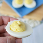 Our easy Weight Watchers Deviled Eggs Recipe is only 1 SmartPoint on FreeStyle for each egg! A perfect easy summer recipe everyone will love to enjoy with you at your next barbecue event!