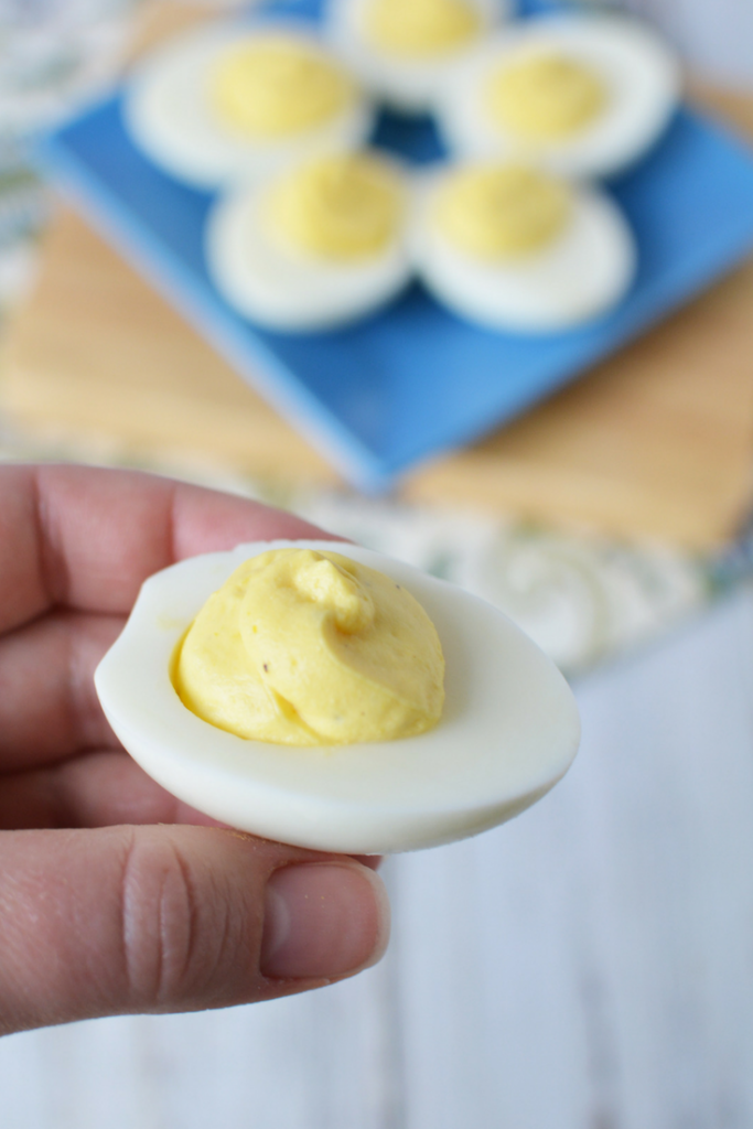 Our easy Weight Watchers Deviled Eggs Recipe is only 1 SmartPoint on FreeStyle for each egg! A perfect easy summer recipe everyone will love to enjoy with you at your next barbecue event!