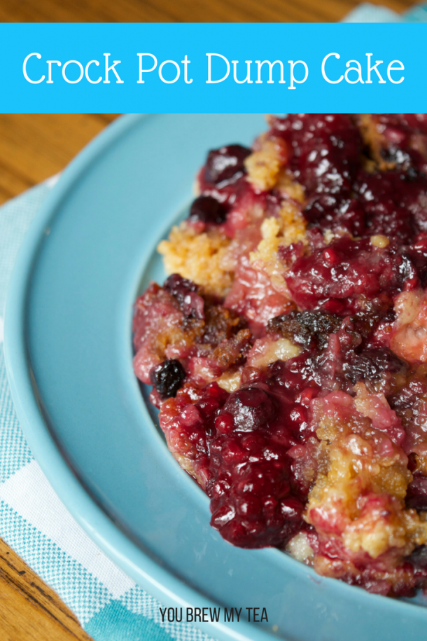 Mixed Berry Crock Pot Dump Cake You Brew My Tea