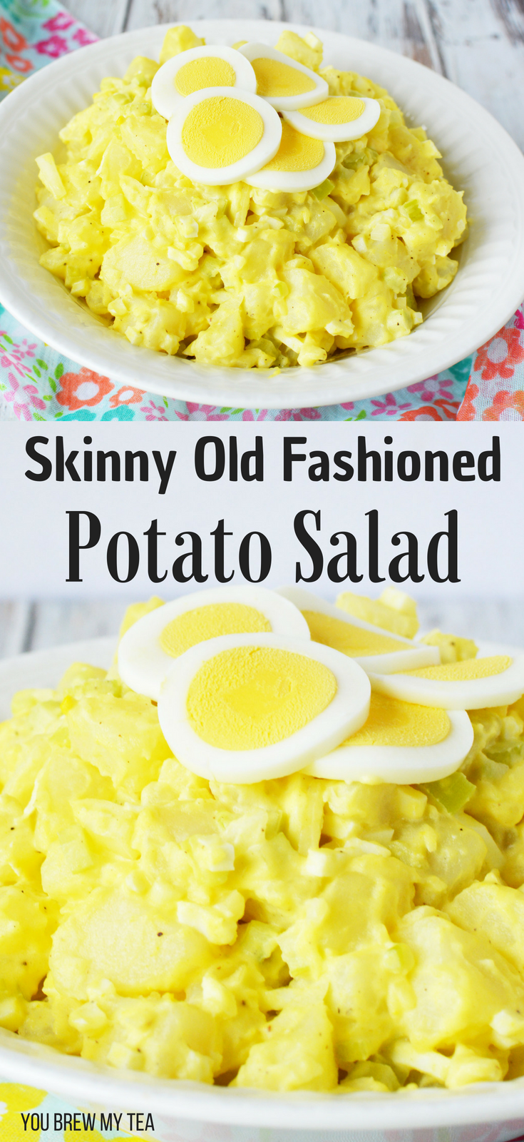 Our Old Fashioned Potato Salad recipe is sure to remind you of the classic recipe your grandma made, but with fewer calories! It's a delicious option to be a side dish at your next weekend barbecue!