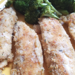Make our Air Fryer Parmesan Chicken in just minutes! This delicious healthy chicken recipe is only 2 SmartPoints on Weight Watchers FreeStyle! A perfect family friendly chicken dinner idea!