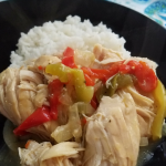 Make our Slow Cooker Smothered Chicken Breasts for only 3 SmartPoints on the Weight Watchers FreeStyle Plan! A delicious comfort food that is perfect for fall and winter cooking! Ready in 3 hours!