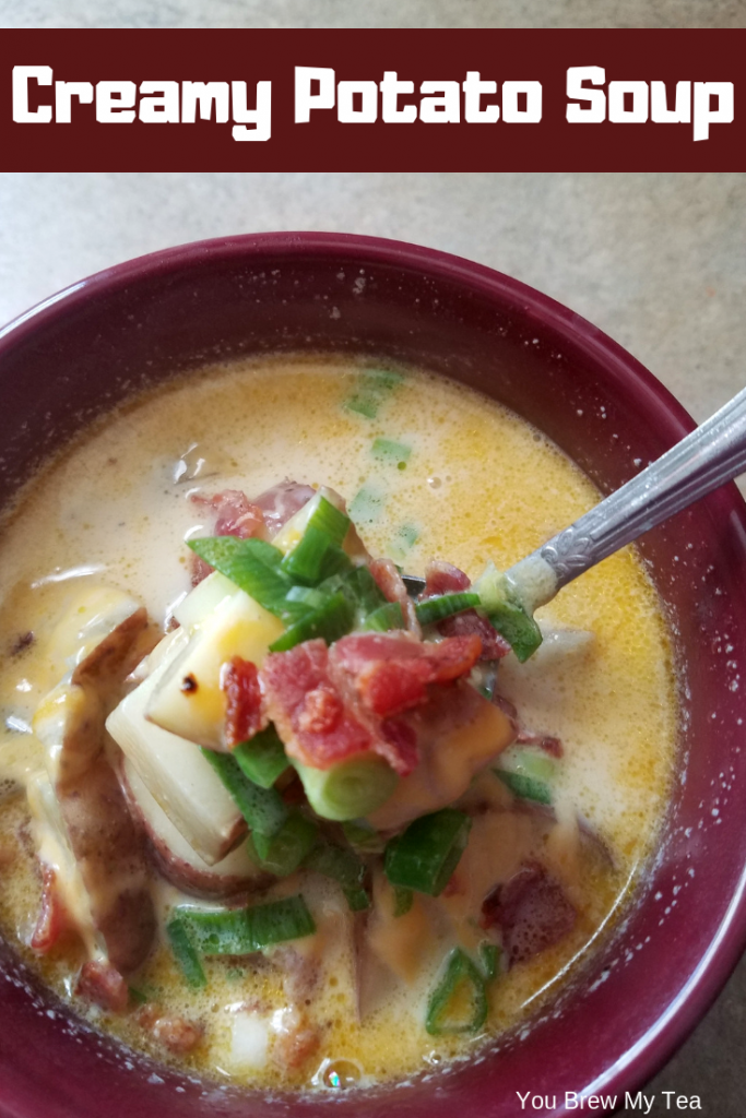 Our Easy Potato Soup Recipe is a delicious low point WW FreeStyle recipe that everyone will love! Only 6 SmartPoints per serving make this a perfect comfort food meal that everyone will rave over time and again!