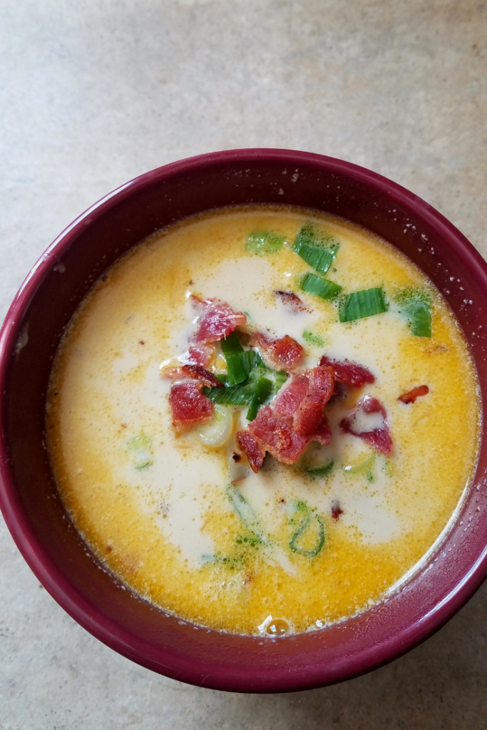 Our Easy Potato Soup Recipe is a delicious low point WW FreeStyle recipe that everyone will love! Only 6 SmartPoints per serving make this a perfect comfort food meal that everyone will rave over time and again!