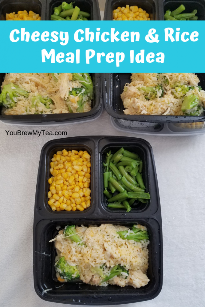 Cheesy Chicken and Rice Meal Prep Idea