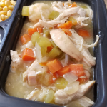 Looking for Freezer Friendly Chicken Recipes? Check out this easy Instant Pot Chicken and Dumplings Recipe! It's only 3 WW FreeStyle SmartPoints per serving and ready in under 30 minutes!