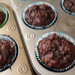 Everyone loves these Healthy Chocolate Muffins! So easy to make and only 2 SmartPoints per muffin on the WW FreeStyle Plan! A great dessert or breakfast recipe that is simple, fast, and easy! Great make ahead meal that freezes beautifully!