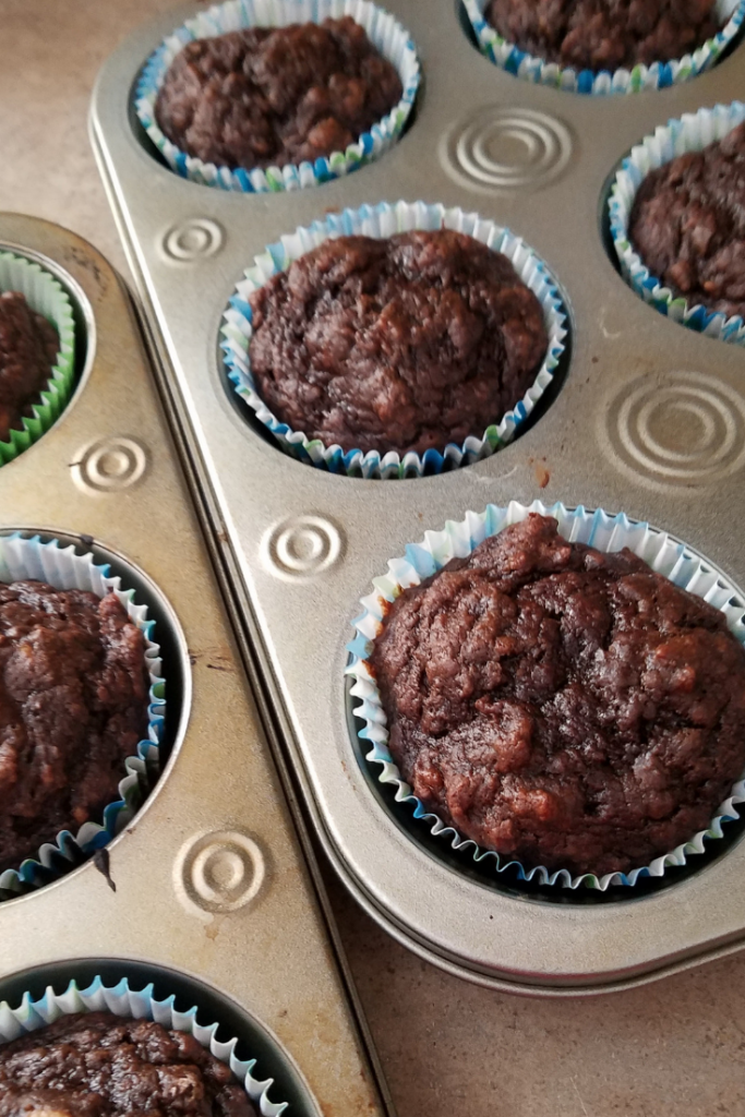 Everyone loves these Healthy Chocolate Muffins! So easy to make and only 2 SmartPoints per muffin on the WW FreeStyle Plan! A great dessert or breakfast recipe that is simple, fast, and easy! Great make ahead meal that freezes beautifully!