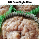 Make these amazing Peanut Butter Banana Muffins for only 2 SmartPoints per muffin using only whole foods ingredients on the WW FreeStyle Plan! A great healthy Weight Watchers muffin recipe you will love!