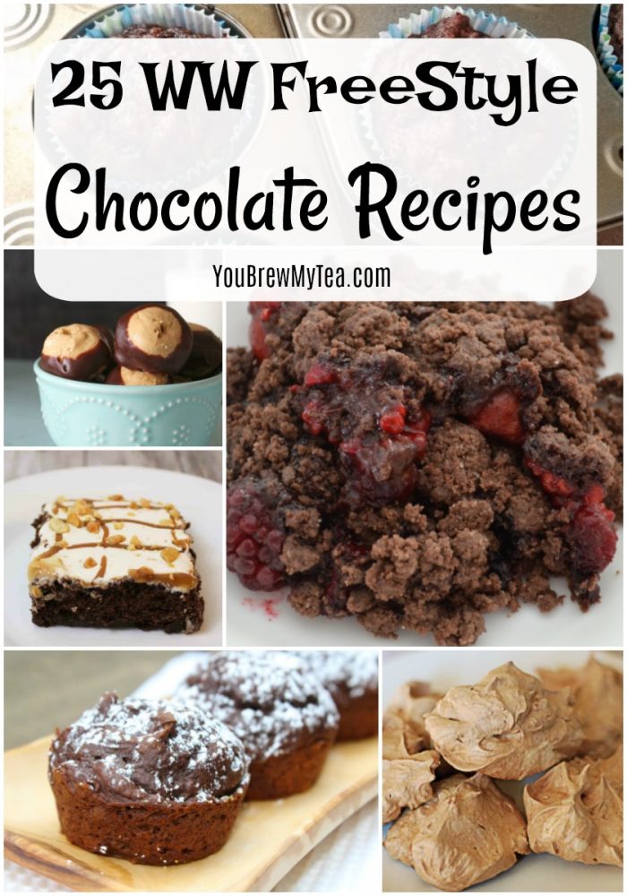 Don't miss this amazing list of delicious Weight Watchers friendly chocolate recipes that will thrill everyone. These are perfect for your WW FreeStyle menu plan!