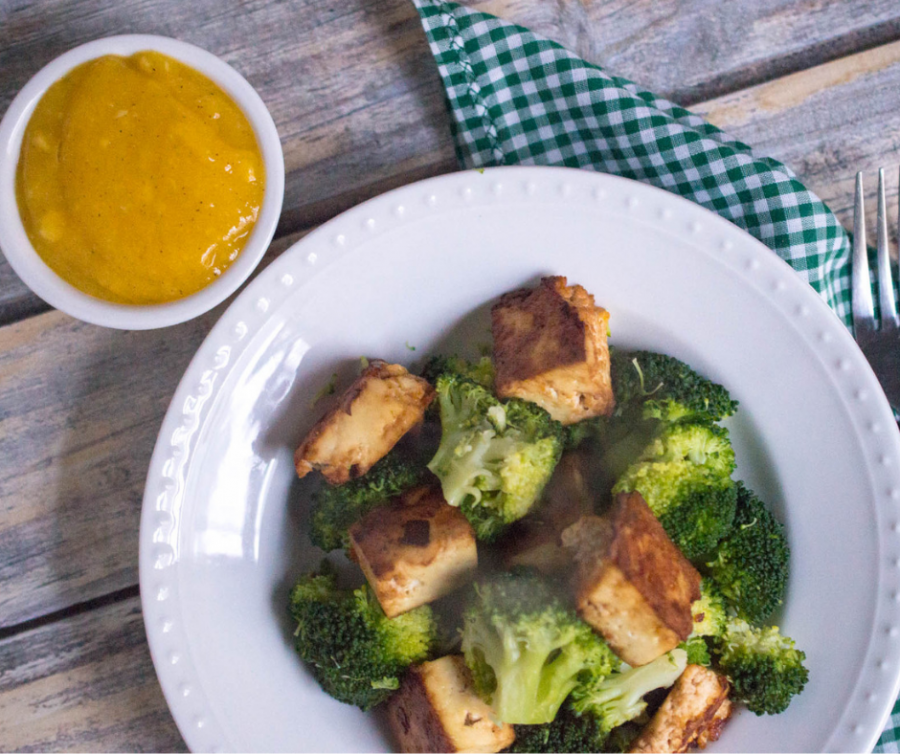 Roasted Crispy Tofu and Broccoli - You Brew My Tea Zero Point WW FreeStyle