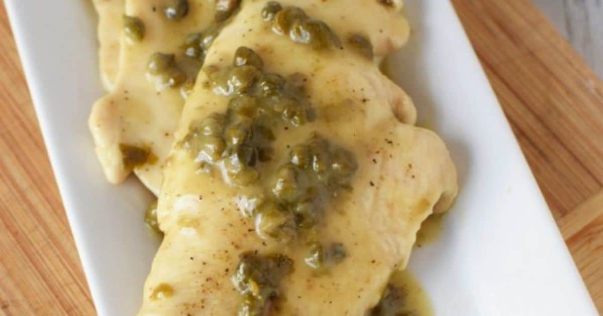 Classic Chicken Piccata Recipe - You Brew My Tea WW FreeStyle Meal