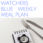 Weight Watchers Blue Weekly Meal Plan