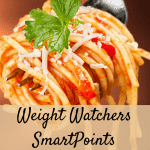 Weight Watchers SmartPoints Spaghetti Recipe