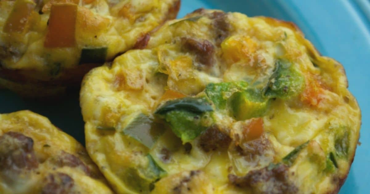 WW Turkey Sausage Muffin Tin Eggs