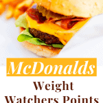 McDonalds Weight Watchers Points Guide