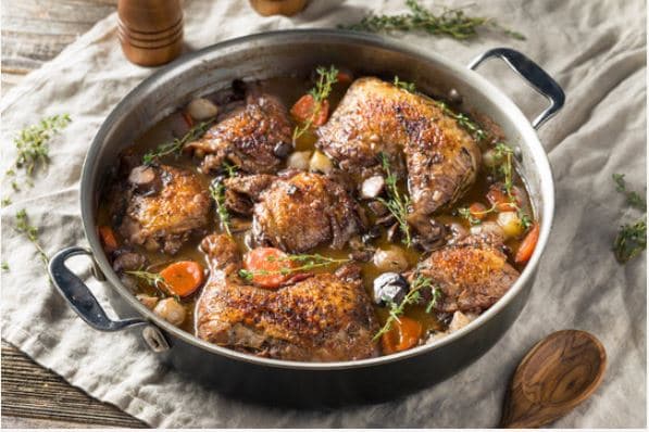 CrockPot Red Wine Chicken