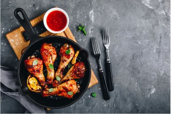 Grilled Garlic Cilantro Chicken