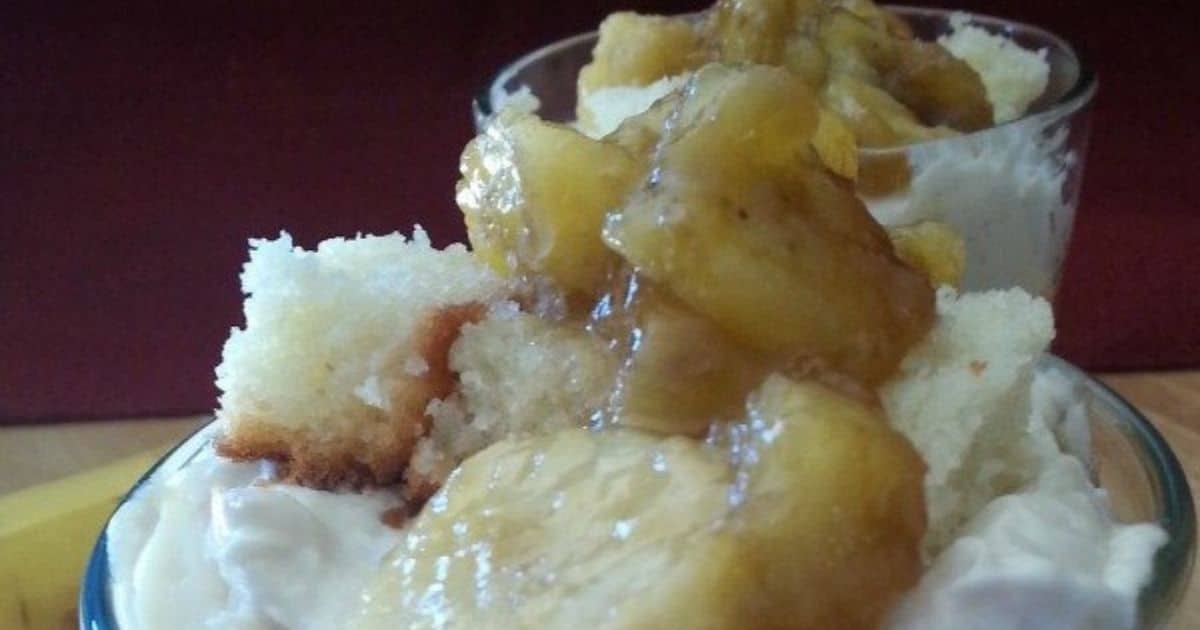 Bananas Foster Cheesecake Trifle With Chiquita Bananas