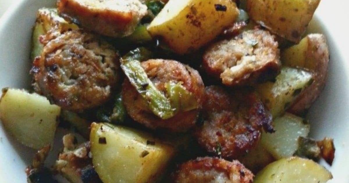 Best Roasted Chicken Sausage & Potato Hash Recipe