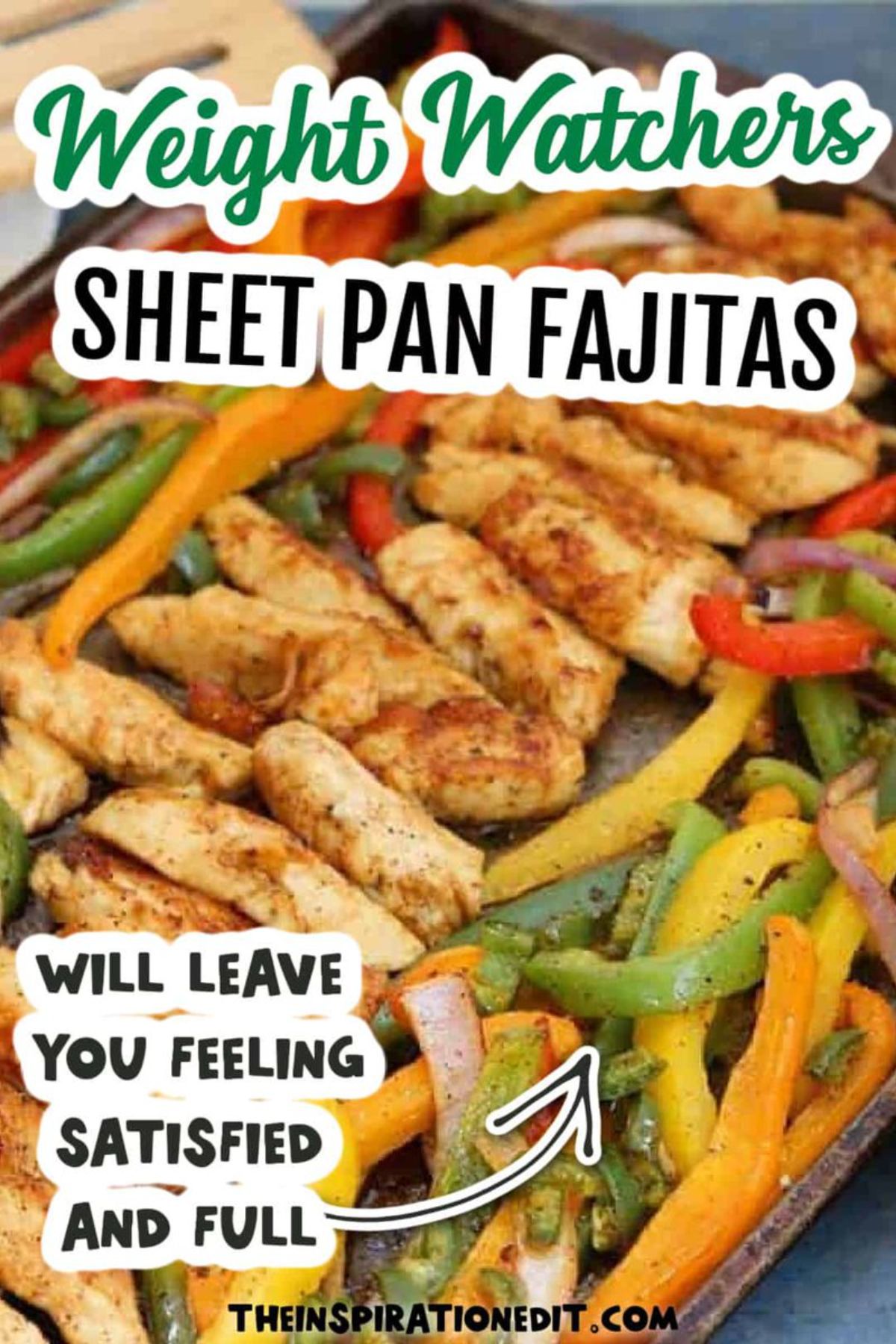 sheet pan fajitas on sheet pan